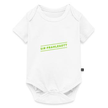 Sir Prahlegott - Baby Premium Kurzarmbody - Weiß - Vorne