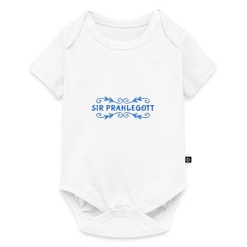 ich bin Sir Prahlegott - Baby Premium Kurzarmbody - Weiß - Vorne