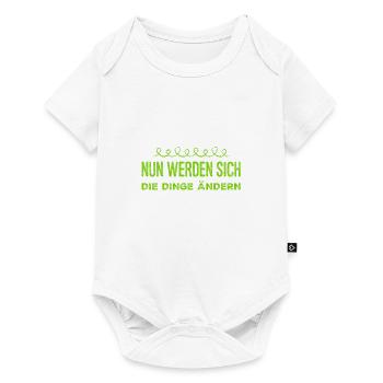es geht voran - Baby Premium Kurzarmbody - Weiß - Vorne