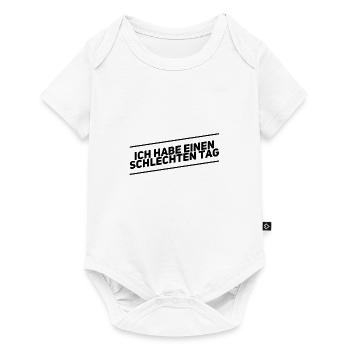 schlecht gelaunt - Baby Premium Kurzarmbody - Weiß - Vorne