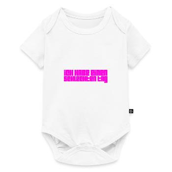 in mieser Stimmung - Baby Premium Kurzarmbody - Weiß - Vorne