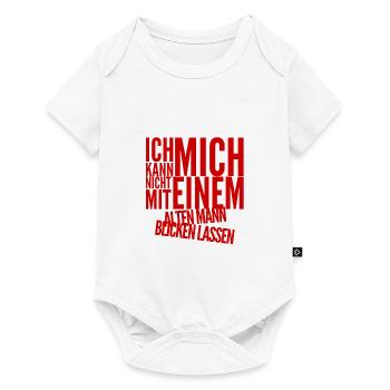 das geht garnicht - Baby Premium Kurzarmbody - Weiß - Vorne