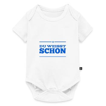 ist doch klar - Baby Premium Kurzarmbody - Weiß - Vorne