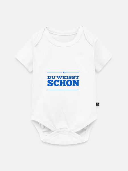 ist doch klar - Baby Premium Kurzarmbody - Weiß