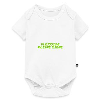 ich arbeite gern - Baby Premium Kurzarmbody - Weiß - Vorne