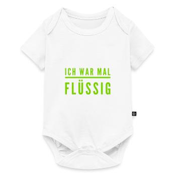 das Geld ist alle - Baby Premium Kurzarmbody - Weiß - Vorne