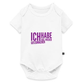 es tut mir leid - Baby Premium Kurzarmbody - Weiß - Vorne