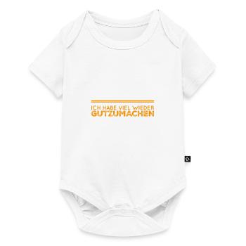ich bitte um Entschuldigung - Baby Premium Kurzarmbody - Weiß - Vorne