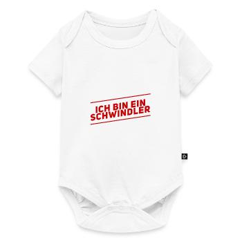 ich schwindele gern - Baby Premium Kurzarmbody - Weiß - Vorne