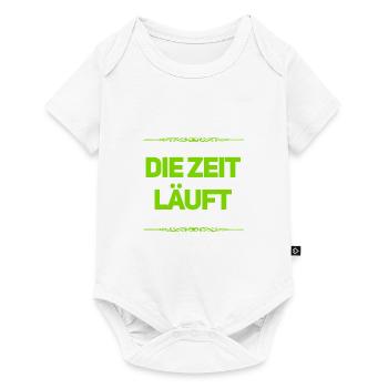 es muss schnell gehen - Baby Premium Kurzarmbody - Weiß - Vorne