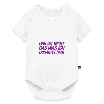 das kam unerwartet - Baby Premium Kurzarmbody - Weiß - Vorne