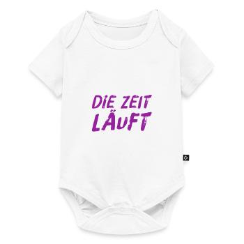 ich schau auf die Uhr - Baby Premium Kurzarmbody - Weiß - Vorne
