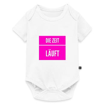 die Uhr tickt - Baby Premium Kurzarmbody - Weiß - Vorne
