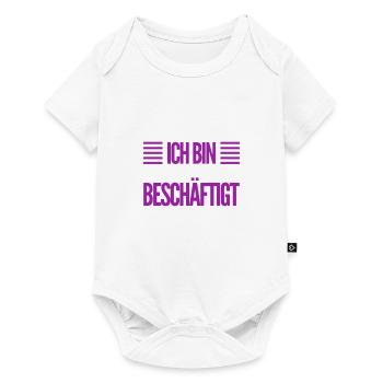 ich habe sehr viel zu tun - Baby Premium Kurzarmbody - Weiß - Vorne