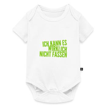 ich bin fassungslos - Baby Premium Kurzarmbody - Weiß - Vorne