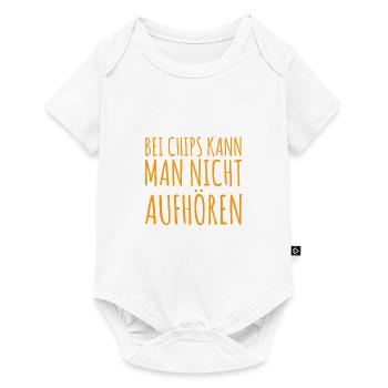 ich liebe Chips - Baby Premium Kurzarmbody - Weiß - Vorne
