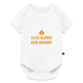 ich bin unfähig - Baby Premium Kurzarmbody - Weiß - Vorne