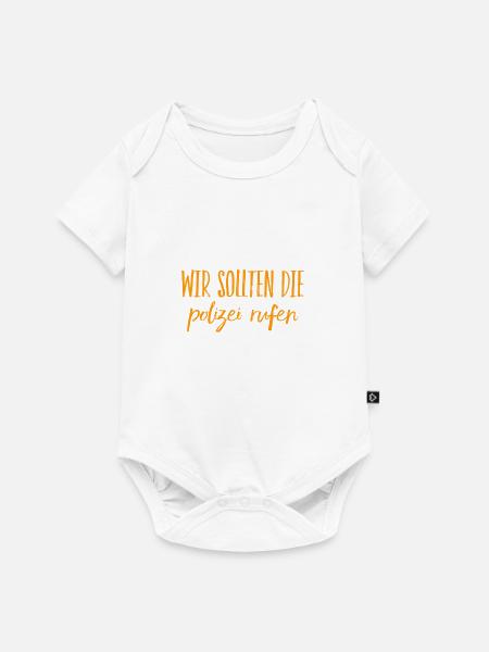wir brauchen die Cops - Baby Premium Kurzarmbody - Weiß