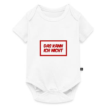 ich bin dazu unfähig - Baby Premium Kurzarmbody - Weiß - Vorne