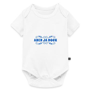 klar doch - Baby Premium Kurzarmbody - Weiß - Vorne