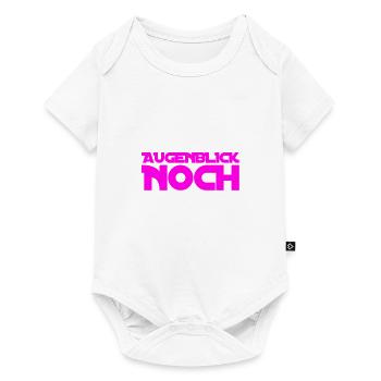 Verspätung - Baby Premium Kurzarmbody - Weiß - Vorne
