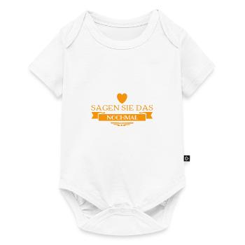 würden sie das wiederholen - Baby Premium Kurzarmbody - Weiß - Vorne