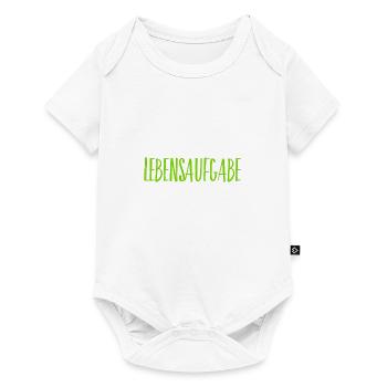 ich habe eine Aufgabe gefunden - Baby Premium Kurzarmbody - Weiß - Vorne