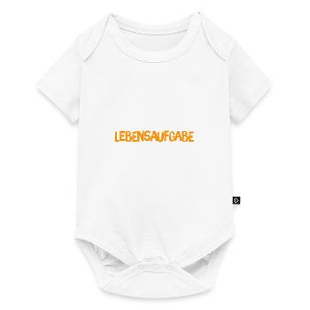 ich habe eine Lebensaufgabe - Baby Premium Kurzarmbody - Weiß - Vorne