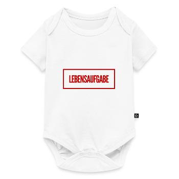 Aufgabe im Leben - Baby Premium Kurzarmbody - Weiß - Vorne