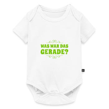 das war mir neu - Baby Premium Kurzarmbody - Weiß - Vorne