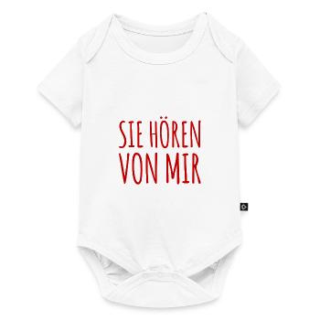 sie hören von meinem Anwalt - Baby Premium Kurzarmbody - Weiß - Vorne