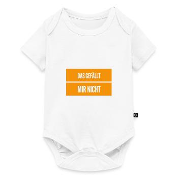 ich mag es nicht - Baby Premium Kurzarmbody - Weiß - Vorne