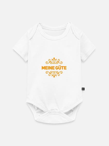 meine Güte - Baby Premium Kurzarmbody - Weiß