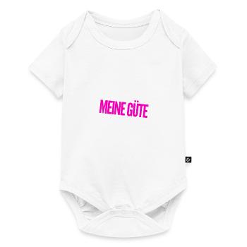 immer schön locker bleiben - Baby Premium Kurzarmbody - Weiß - Vorne