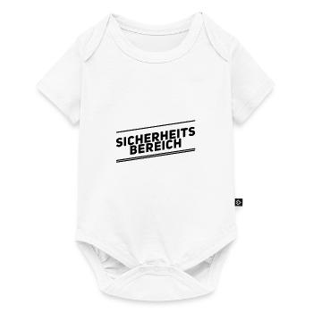 Sicherheitsbereich - Baby Premium Kurzarmbody - Weiß - Vorne