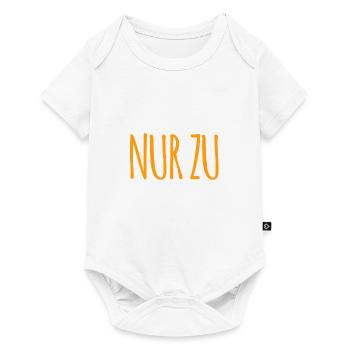 sei mutig - Baby Premium Kurzarmbody - Weiß - Vorne