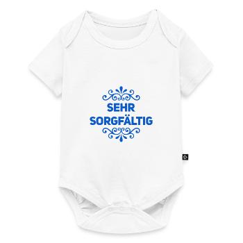 ich mag es sorgfältig - Baby Premium Kurzarmbody - Weiß - Vorne