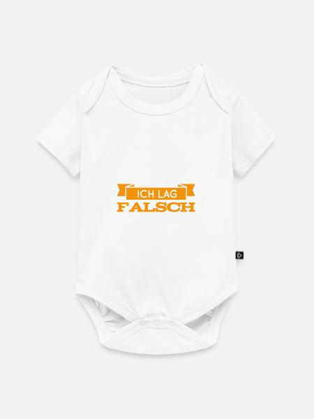 im Irrtum - Baby Premium Kurzarmbody - Weiß