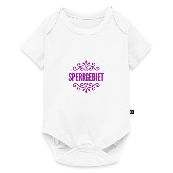 Sperrgebiet - Baby Premium Kurzarmbody - Weiß - Vorne