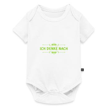 Ich liebe das denken - Baby Premium Kurzarmbody - Weiß - Vorne