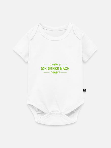 Ich liebe das denken - Baby Premium Kurzarmbody - Weiß