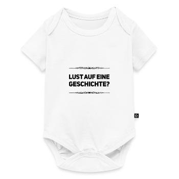 Lust auf eine Geschichte? - Baby Premium Kurzarmbody - Weiß - Vorne