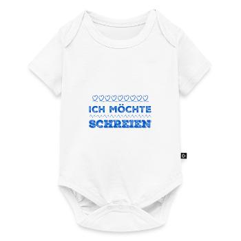 am liebsten würde ich schreien - Baby Premium Kurzarmbody - Weiß - Vorne