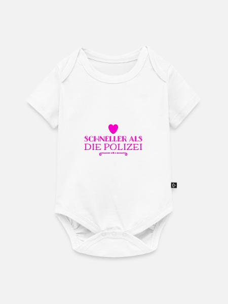 ich bin schnell - Baby Premium Kurzarmbody - Weiß