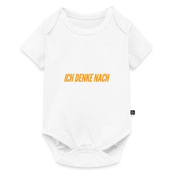 Denken ist super - Baby Premium Kurzarmbody - Weiß - Vorne