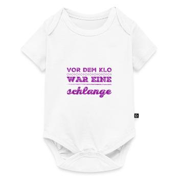ich habe länger gebraucht - Baby Premium Kurzarmbody - Weiß - Vorne