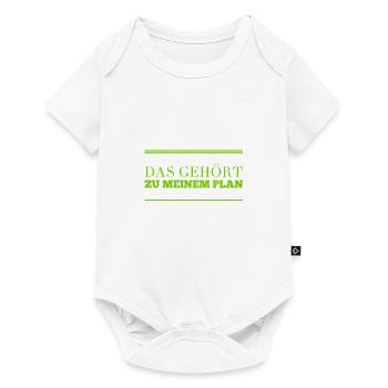 Teil des Plans - Baby Premium Kurzarmbody - Weiß - Vorne