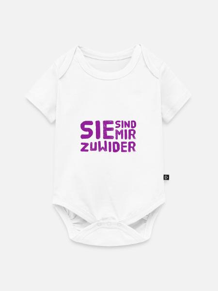 sie sind unangenehm - Baby Premium Kurzarmbody - Weiß