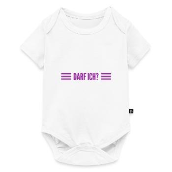 darf ich das machen? - Baby Premium Kurzarmbody - Weiß - Vorne