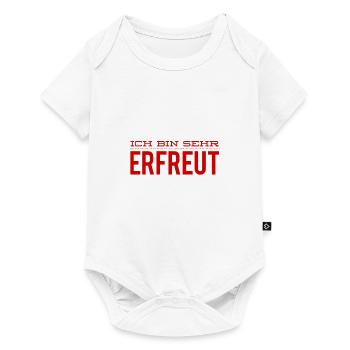 schön sie zu treffen - Baby Premium Kurzarmbody - Weiß - Vorne